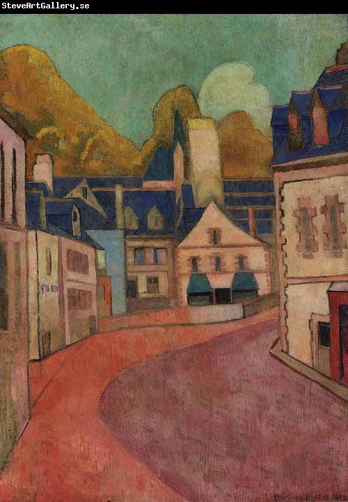 Emile Bernard La rue Rose a Pont Aven